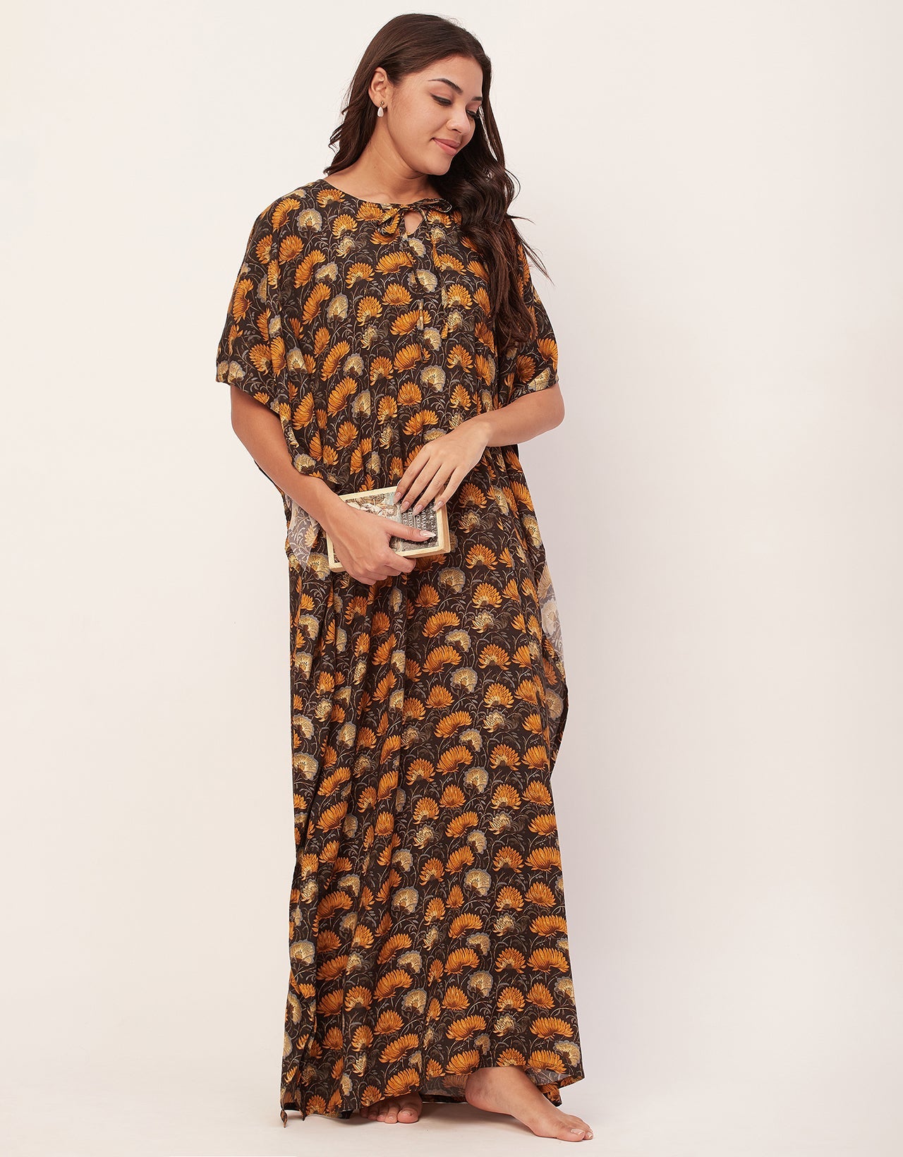 Printed Kaftan Maxi
