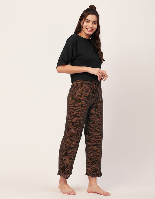 2 Pc Night Suit, Capri Pants