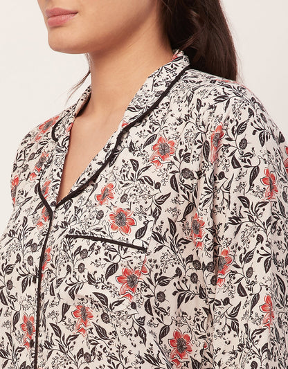 Printed Night Suit