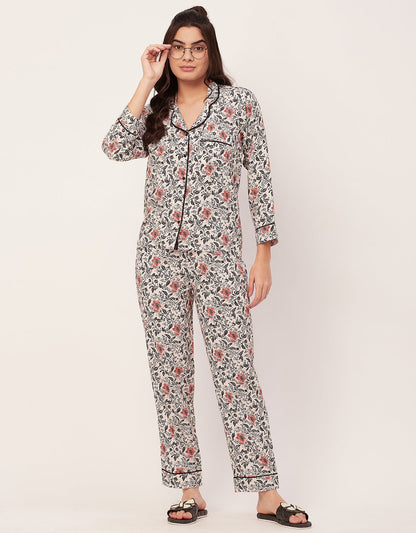 Printed Night Suit