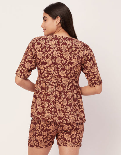 Top & Shorts Lounge Set
