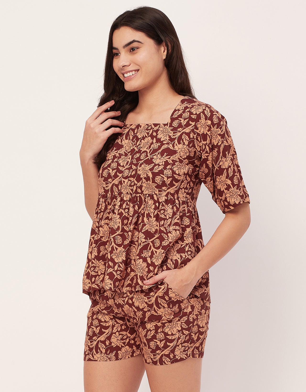 Top & Shorts Lounge Set