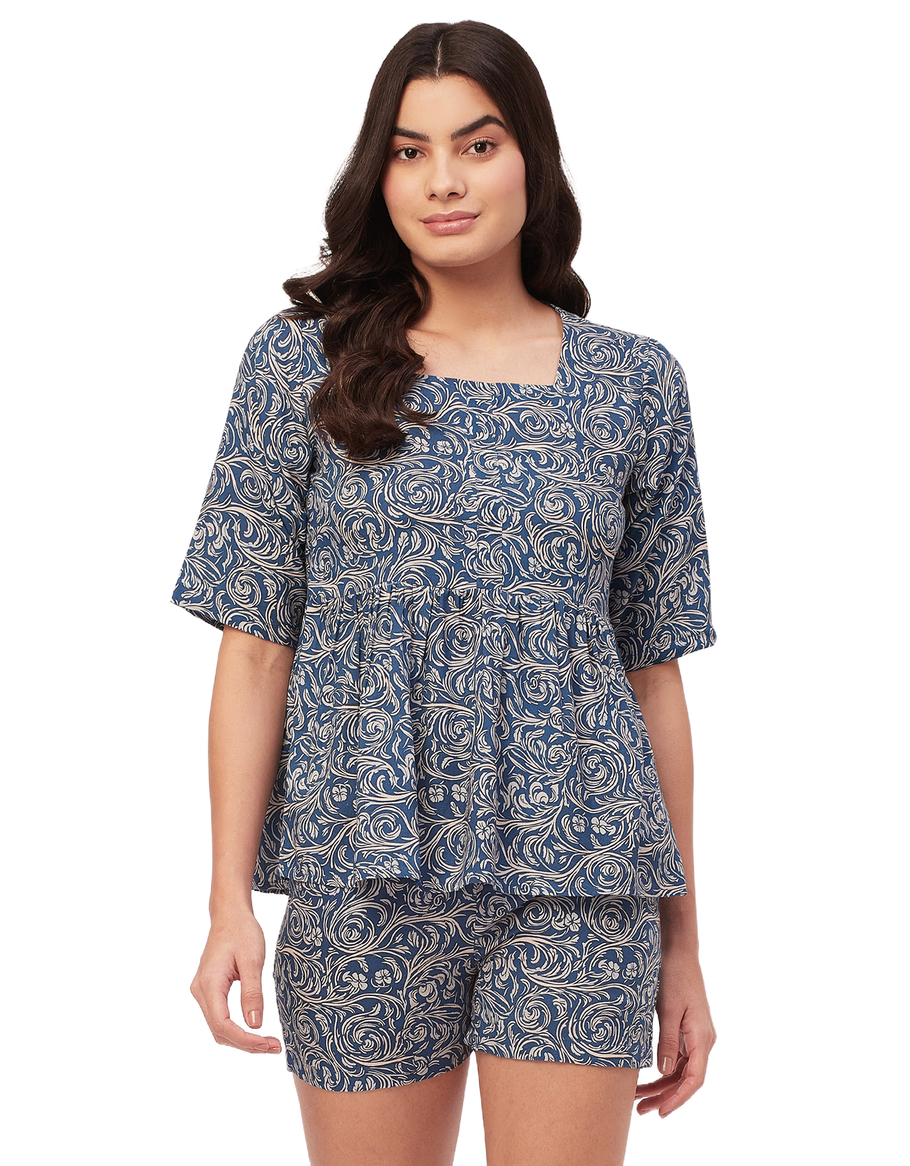 Top & Shorts Lounge Set