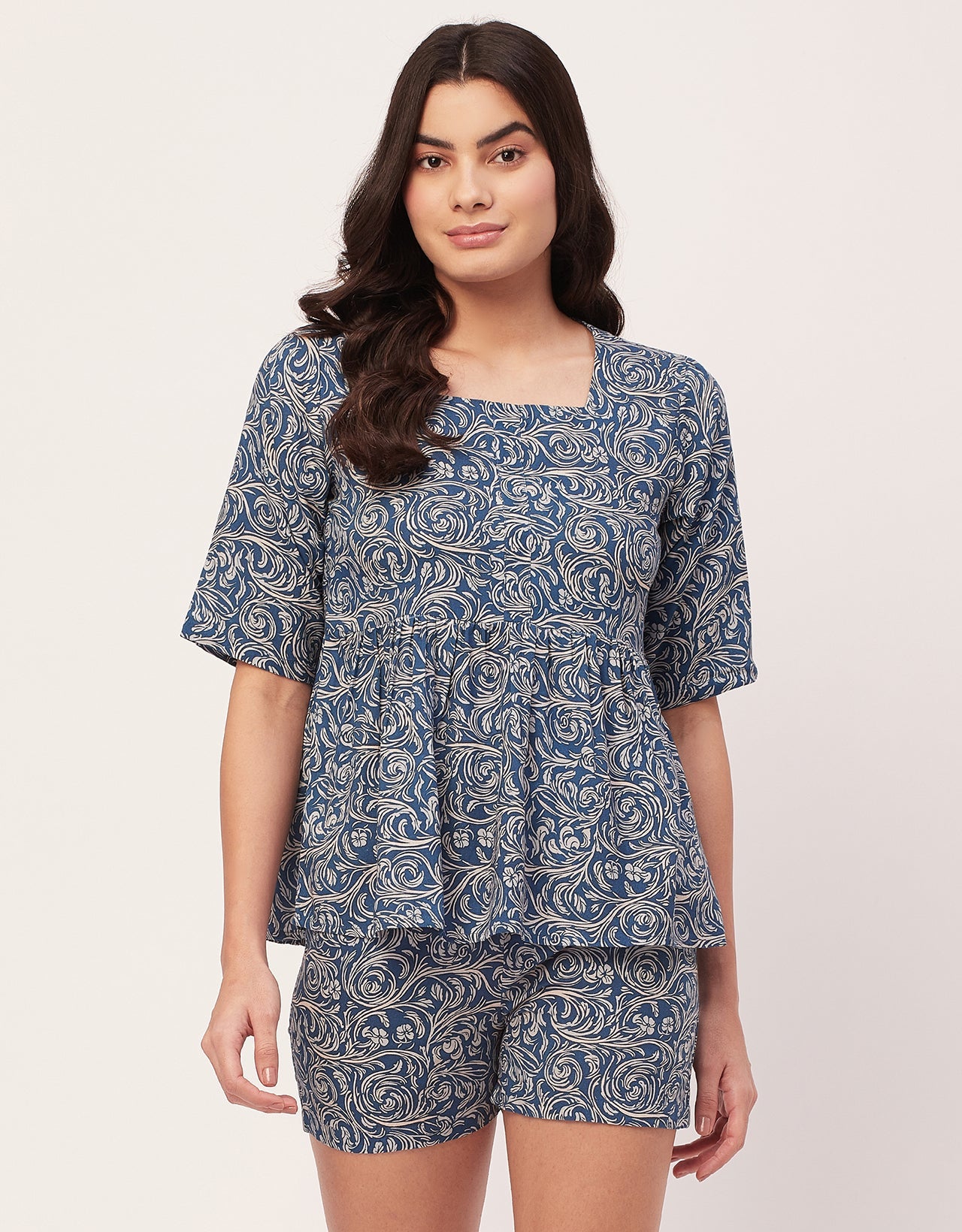 Top & Shorts Lounge Set