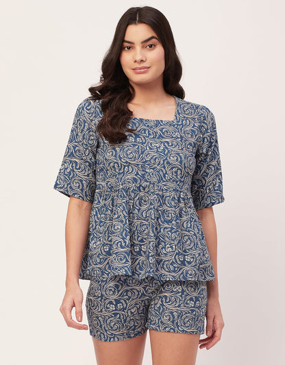 Top & Shorts Lounge Set