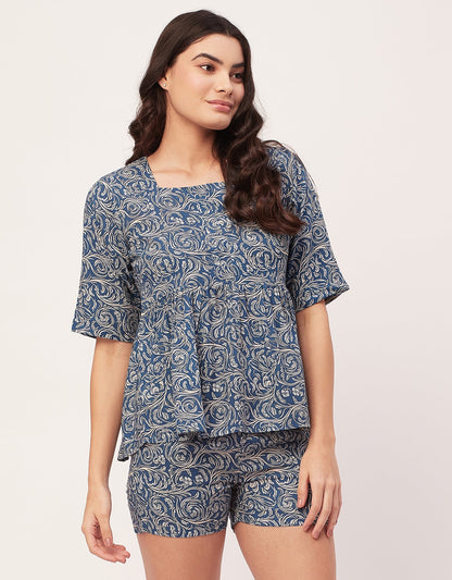 Top & Shorts Lounge Set