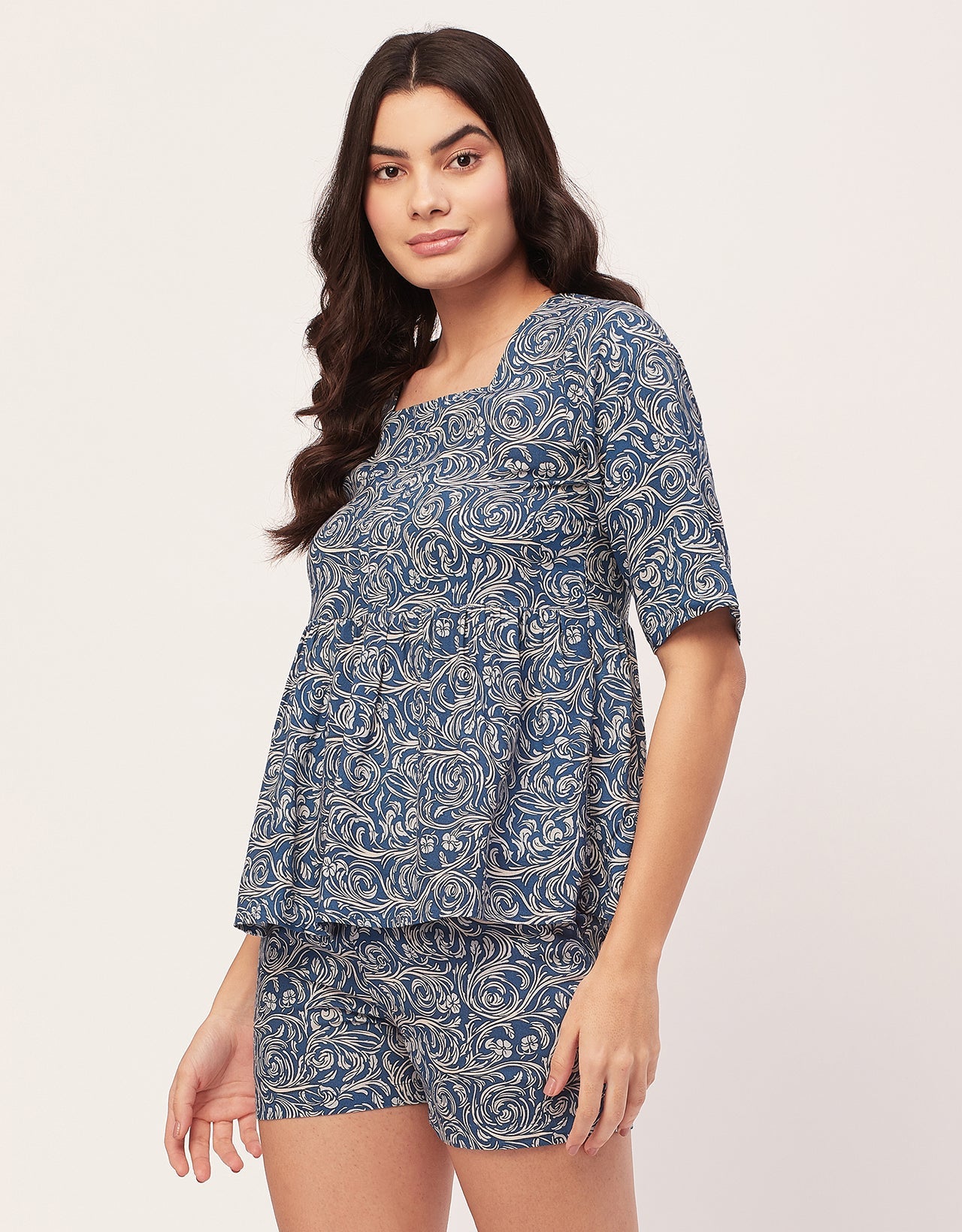 Top & Shorts Lounge Set