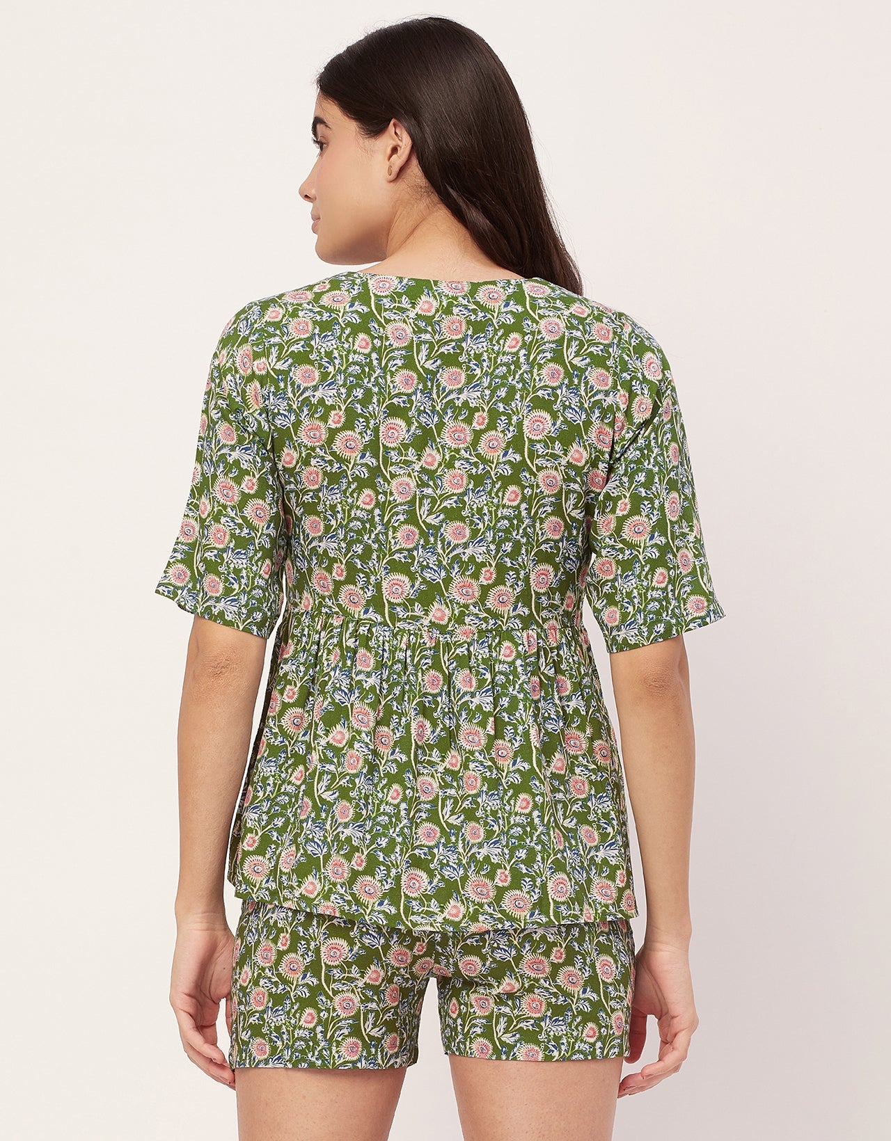 Top & Shorts Lounge Set