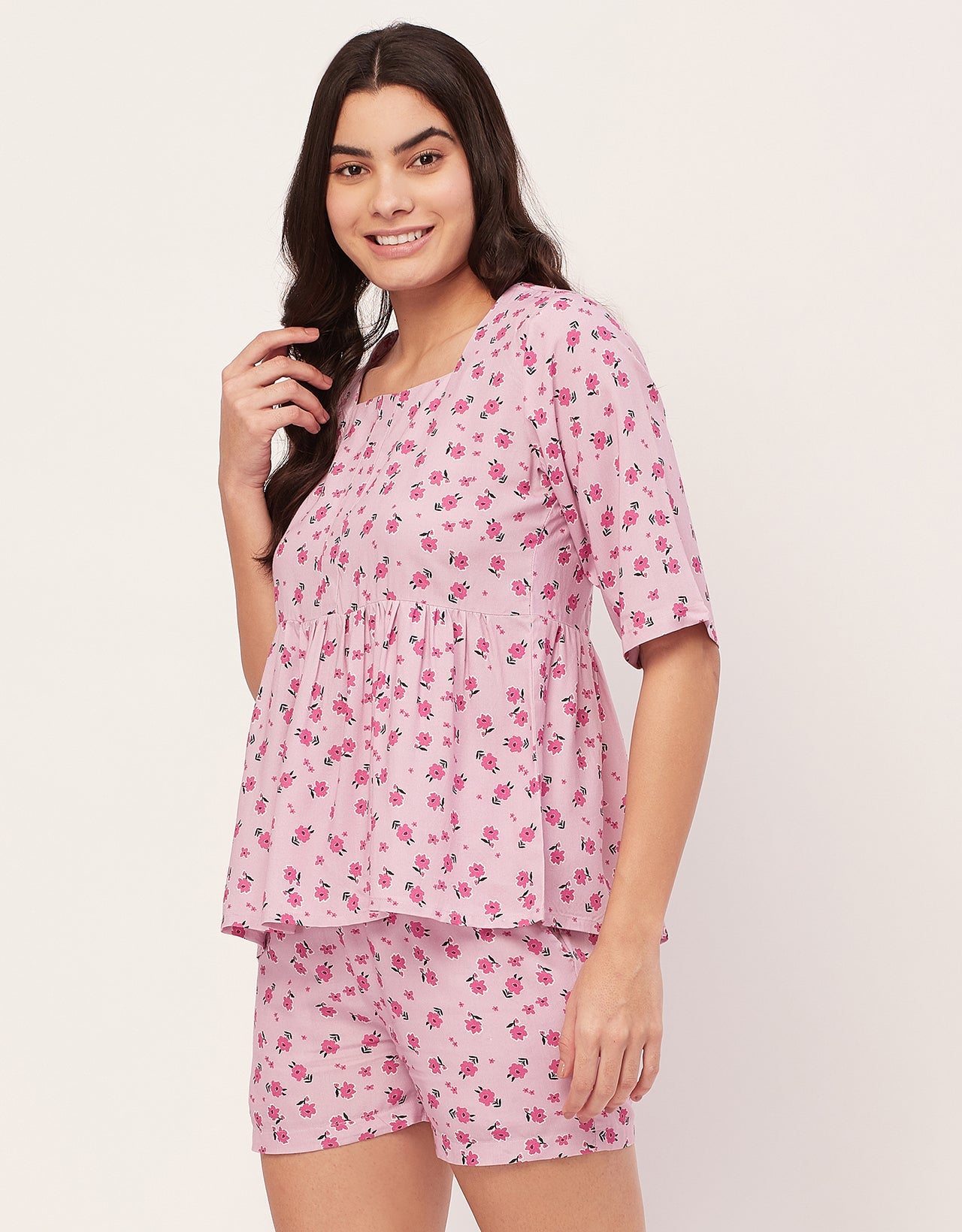 Top & Shorts Lounge Set