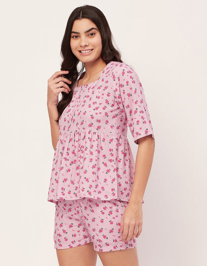 Top & Shorts Lounge Set