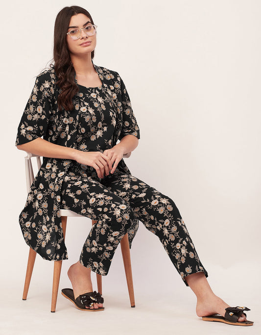 3 Pcs Loungewear Set