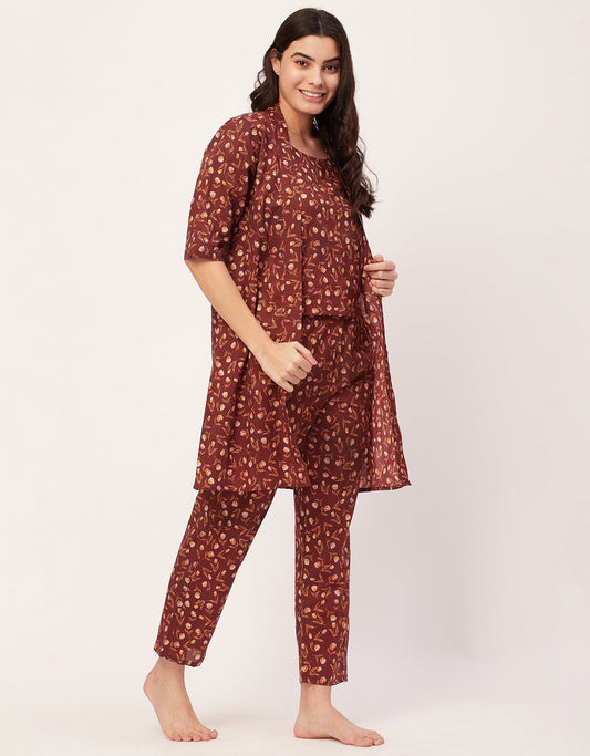 3 Pcs Loungewear Set