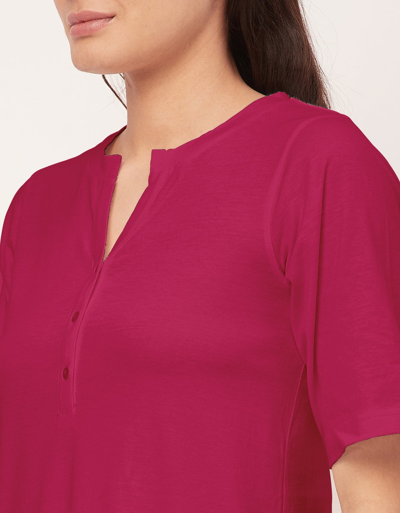 Solid Night Dress, Jersey