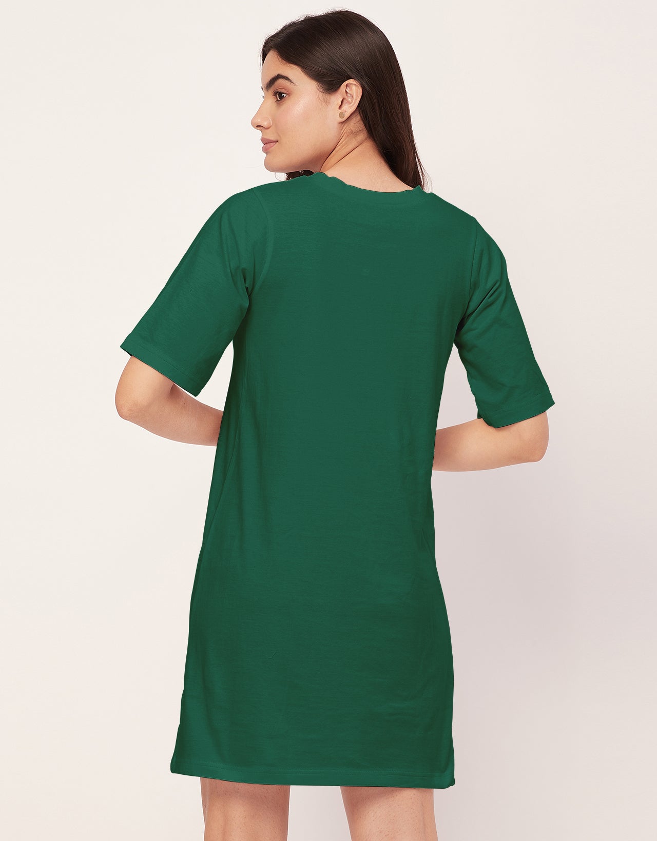 Solid Night Dress, Jersey