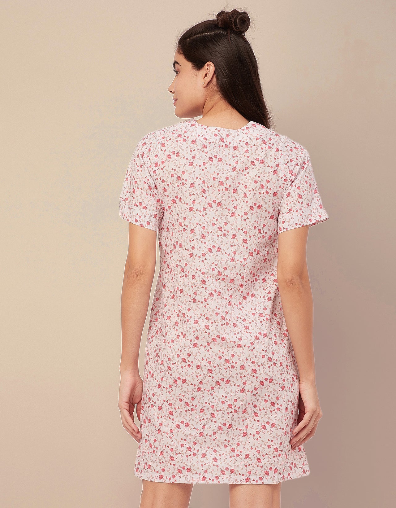 Printed Cotton Night Dress