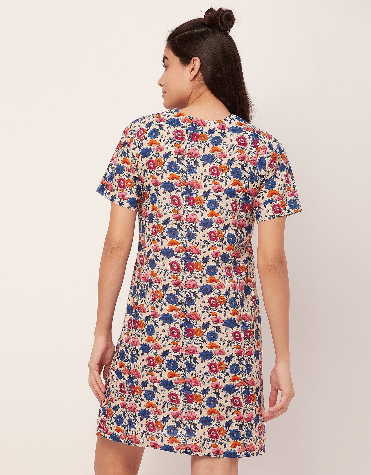 Printed Cotton Night Dress
