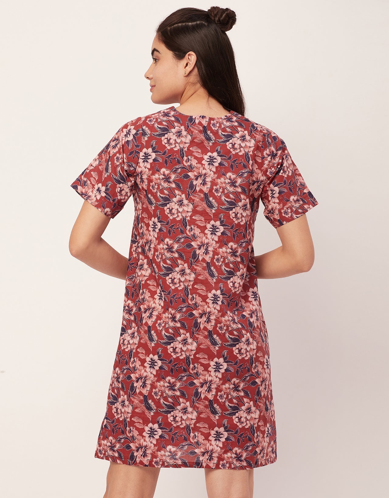 Printed Cotton Night Dress