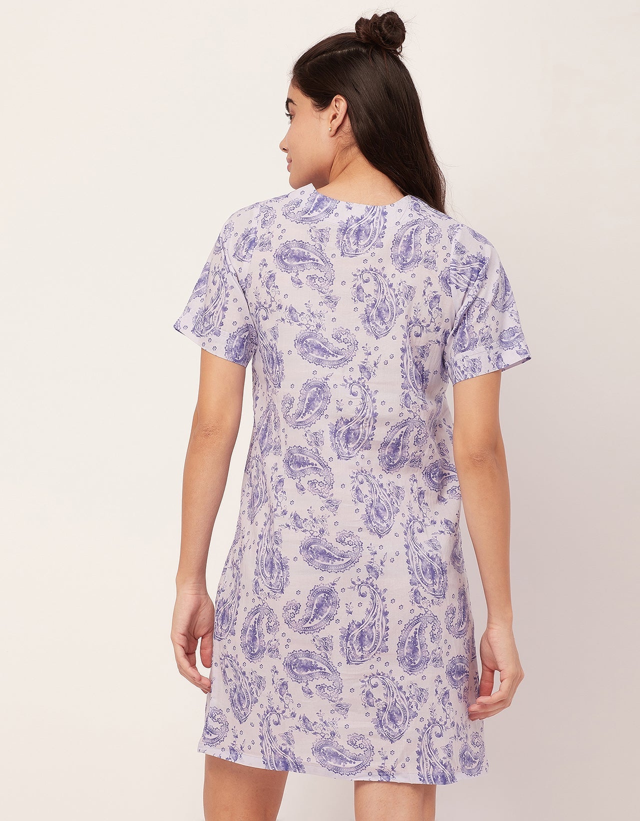 Printed Cotton Night Dress