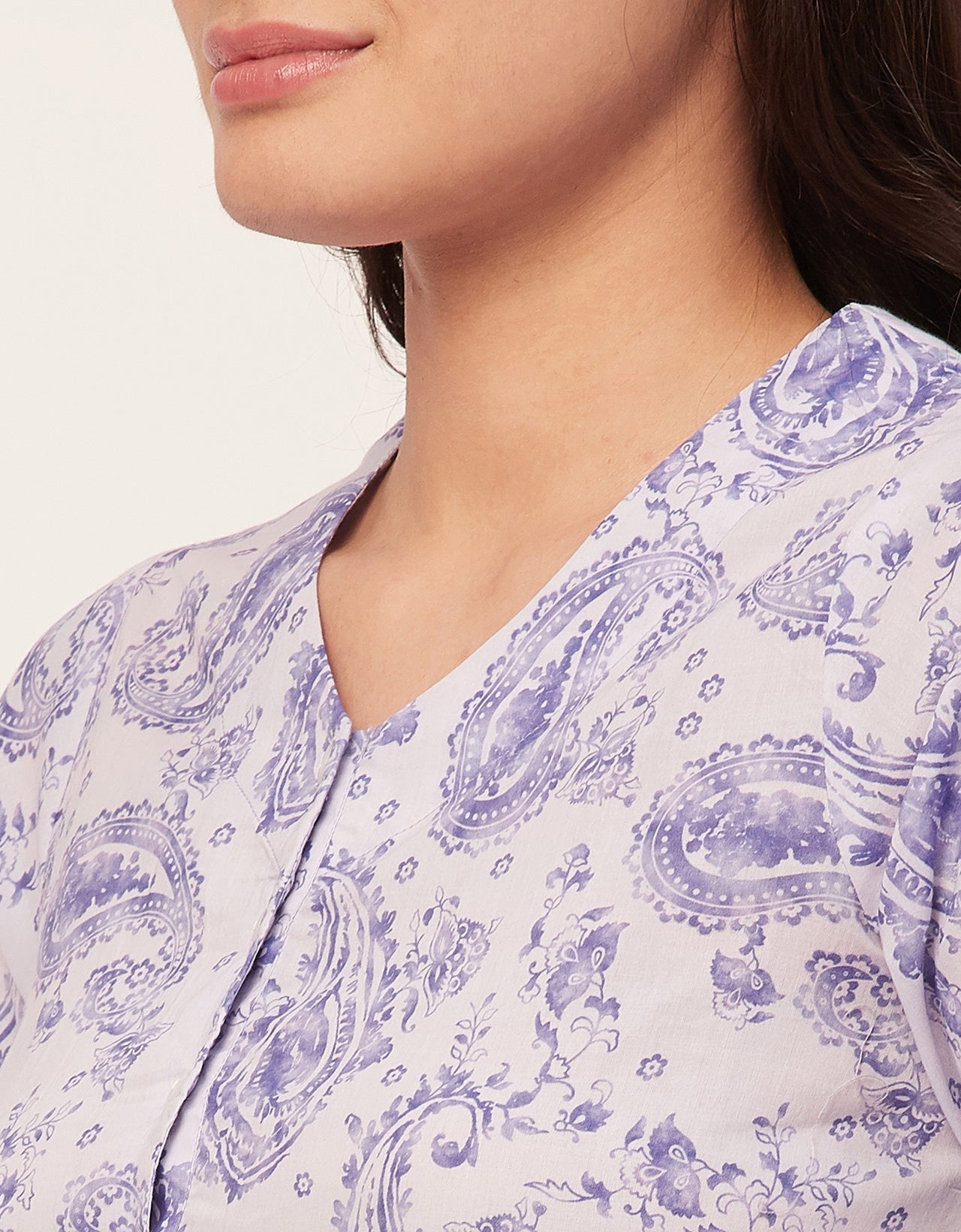 Printed Cotton Night Dress