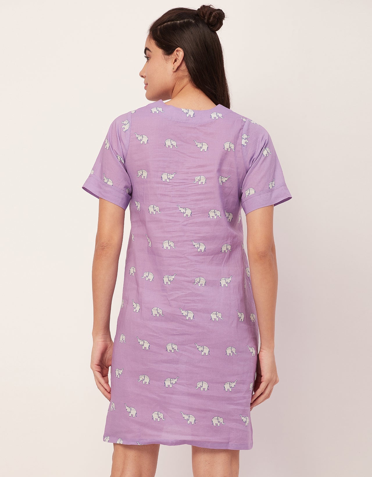 Printed Cotton Night Dress