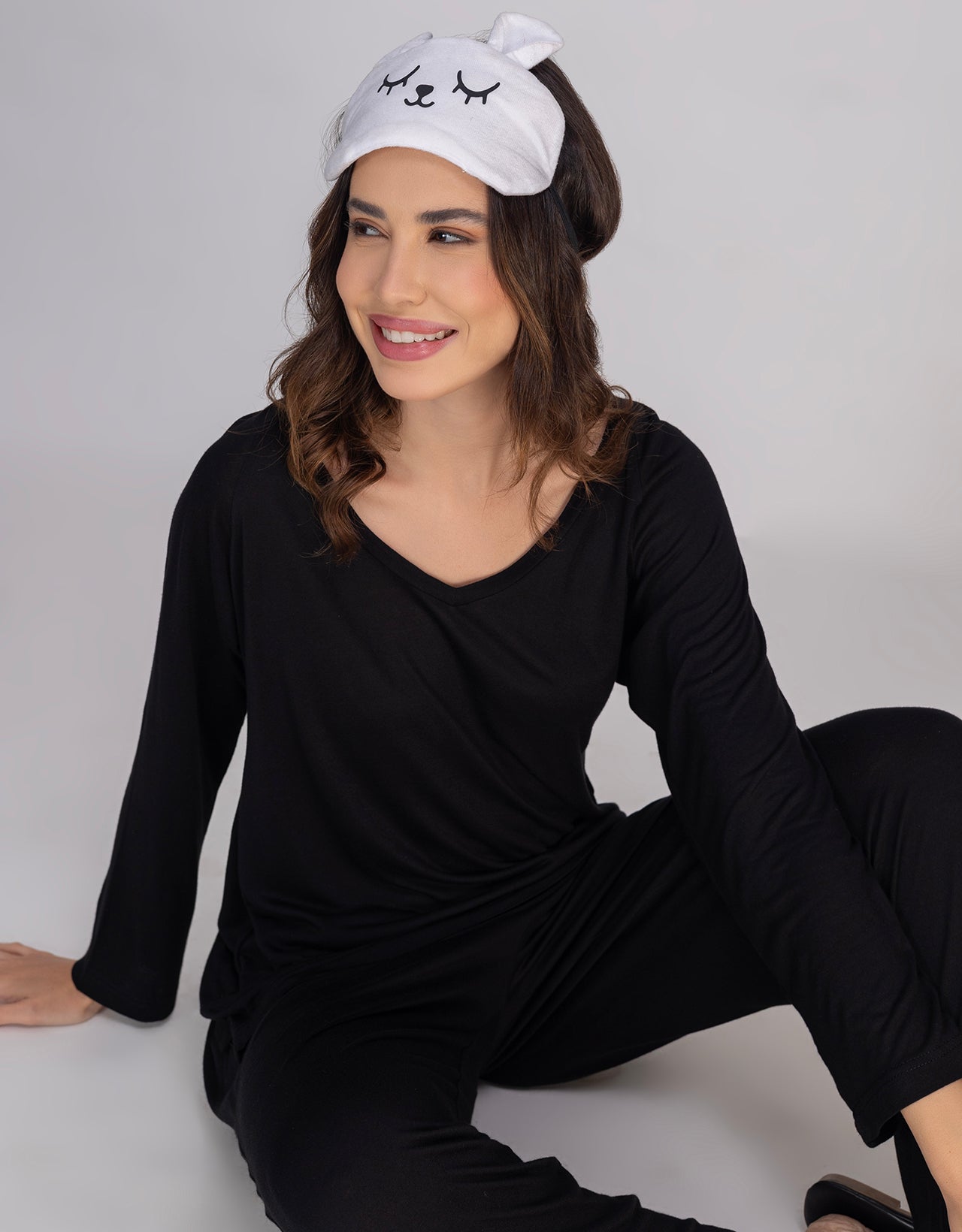 Moomaya Women's V-Neck Sleepwear Soft & Cozy Pajama Set