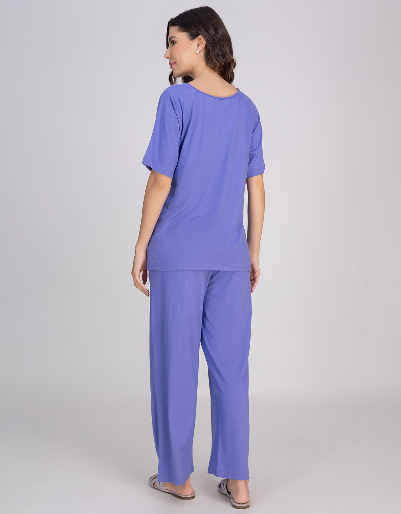 Moomaya 2-Piece Jersey Nightwear Set, Soft & Breathable Lounge Suit