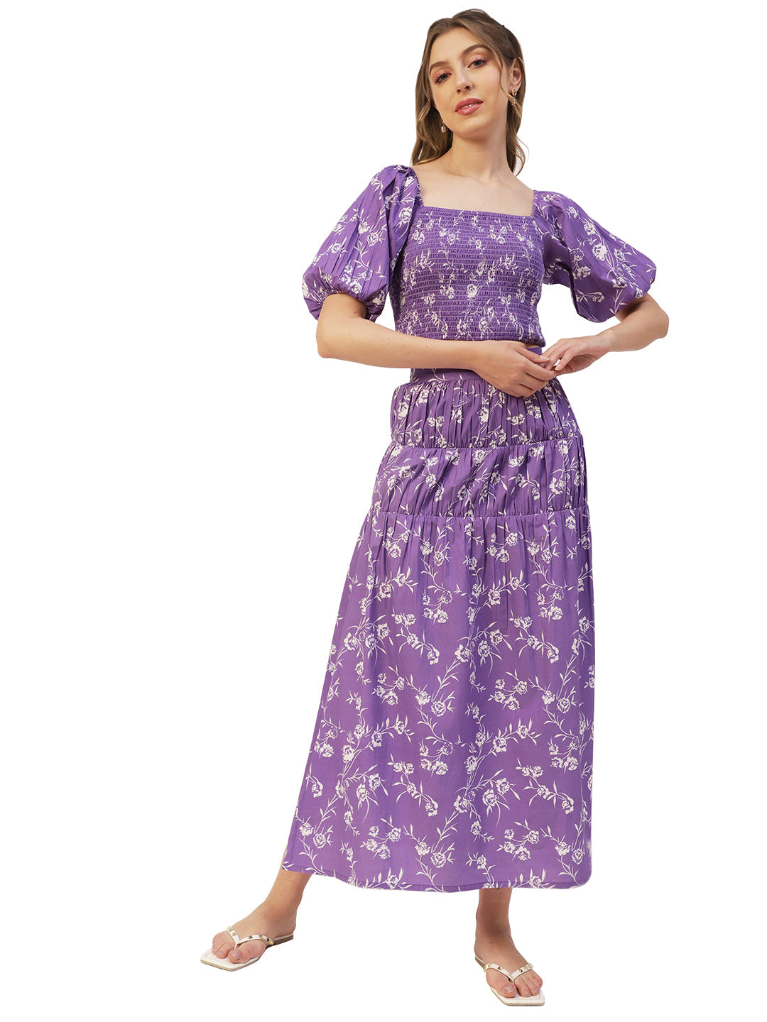 Summer 2 Pcs Skirt Top Set