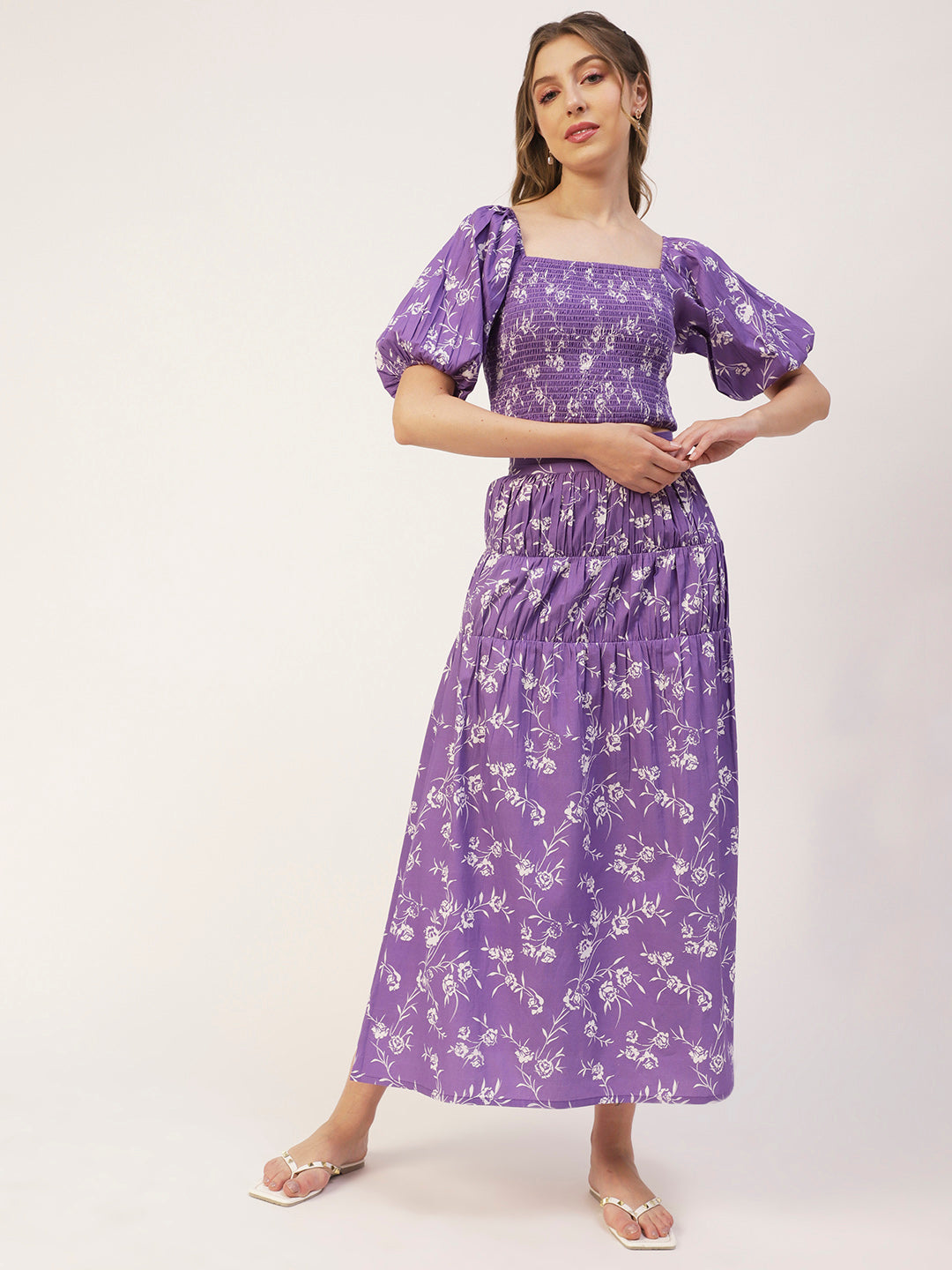 Summer 2 Pcs Skirt Top Set