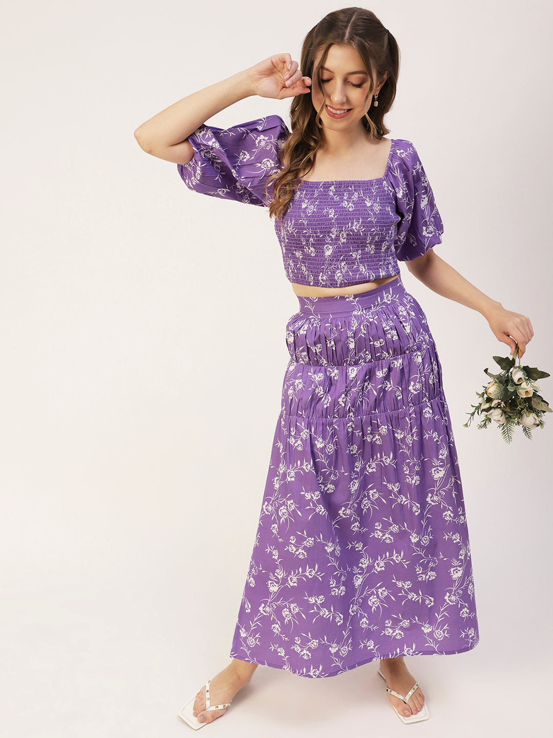 Summer 2 Pcs Skirt Top Set
