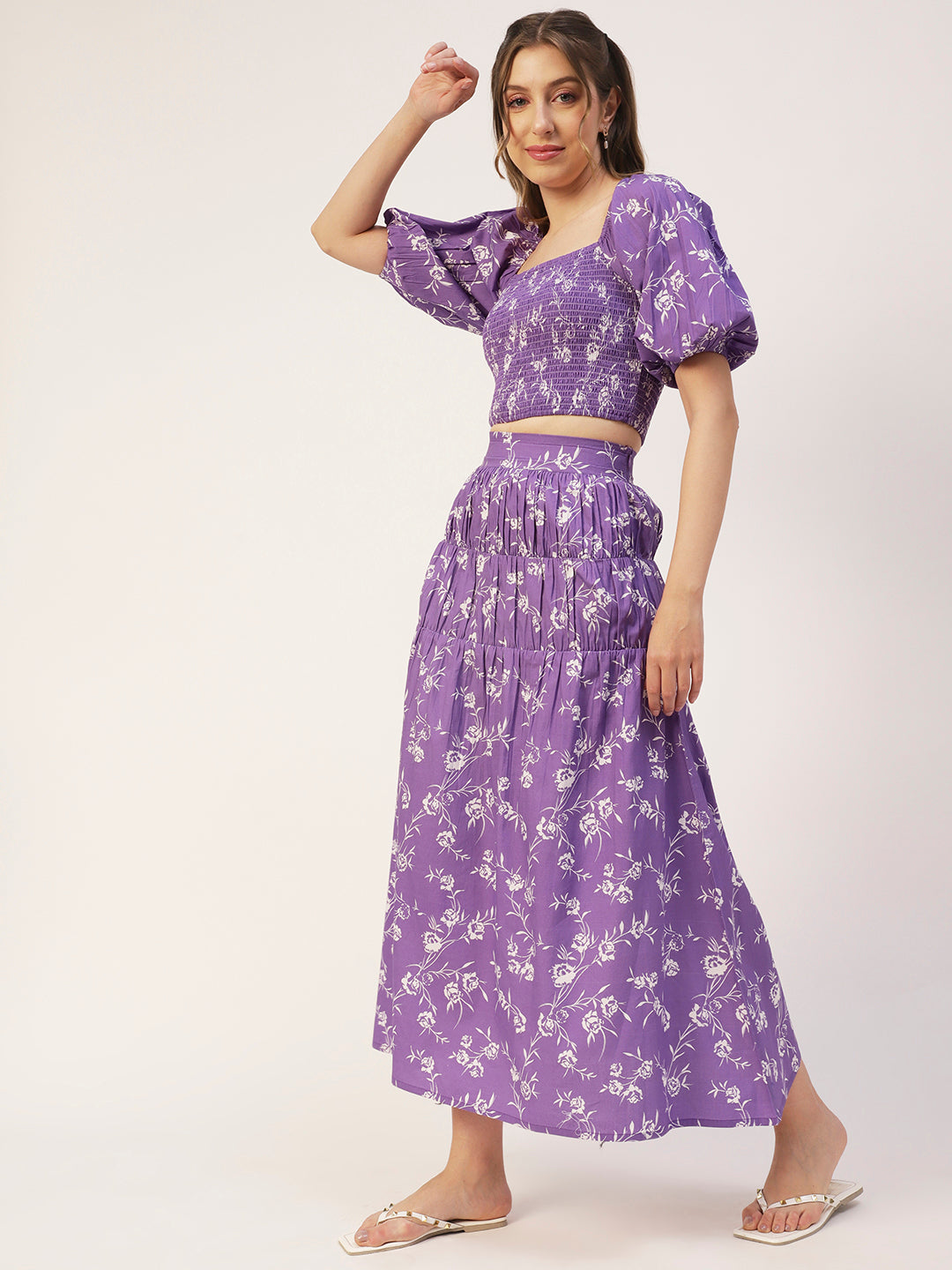 Summer 2 Pcs Skirt Top Set