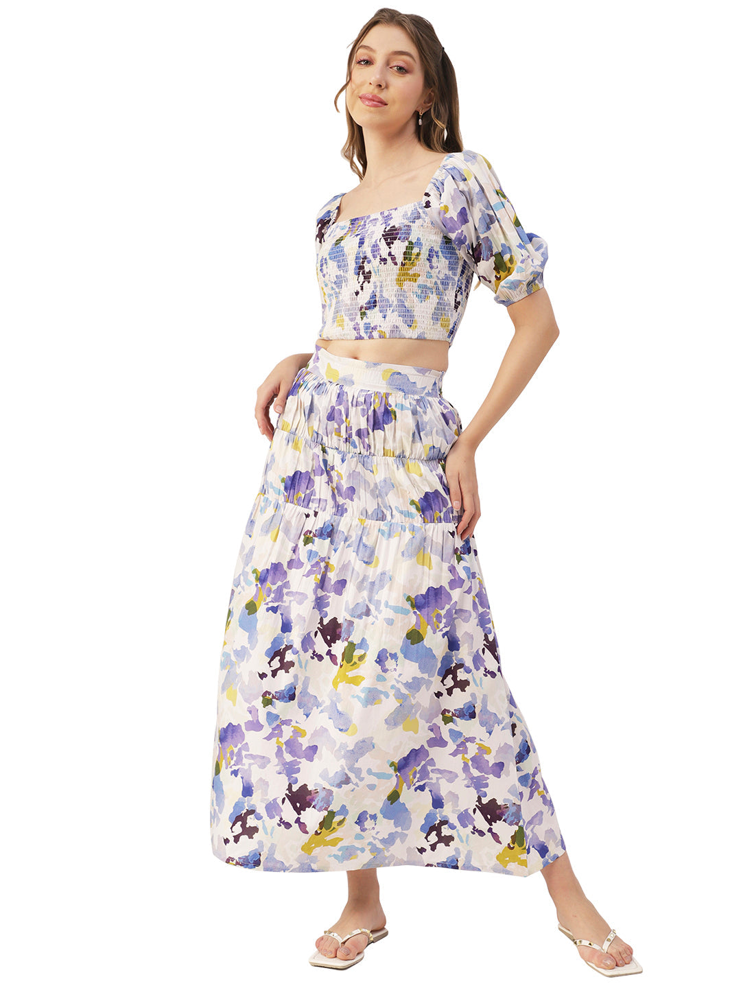 Summer 2 Pcs Skirt Top Set
