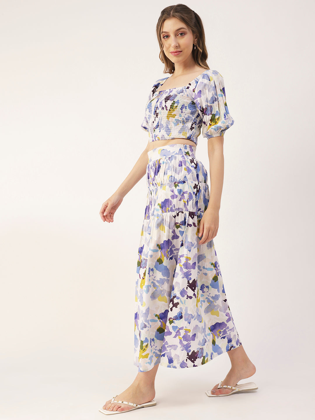Summer 2 Pcs Skirt Top Set