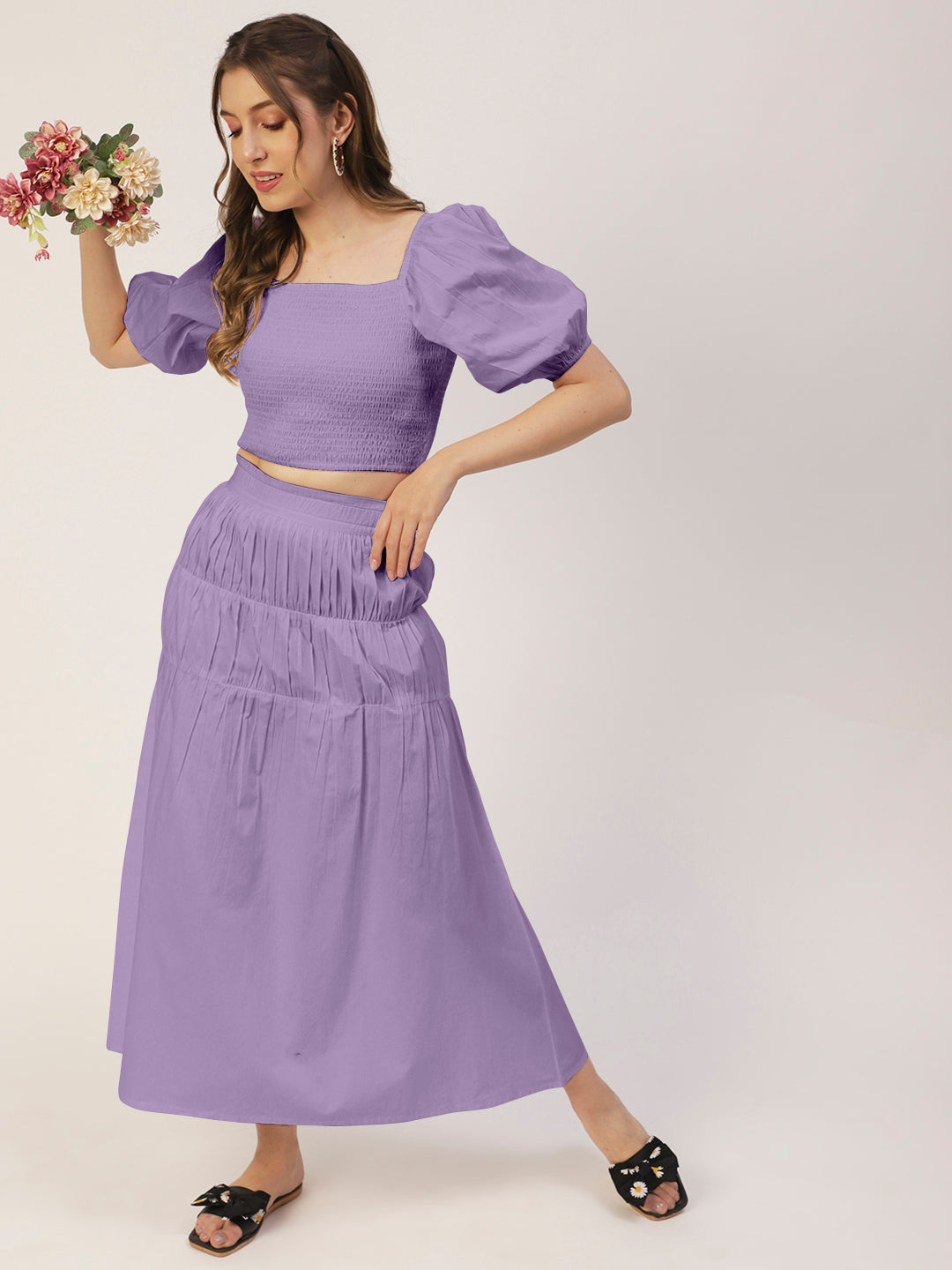Summer 2 Pcs Skirt Top Set
