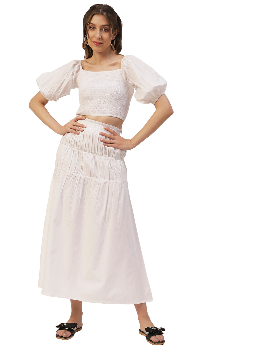 Summer 2 Pcs Skirt Top Set
