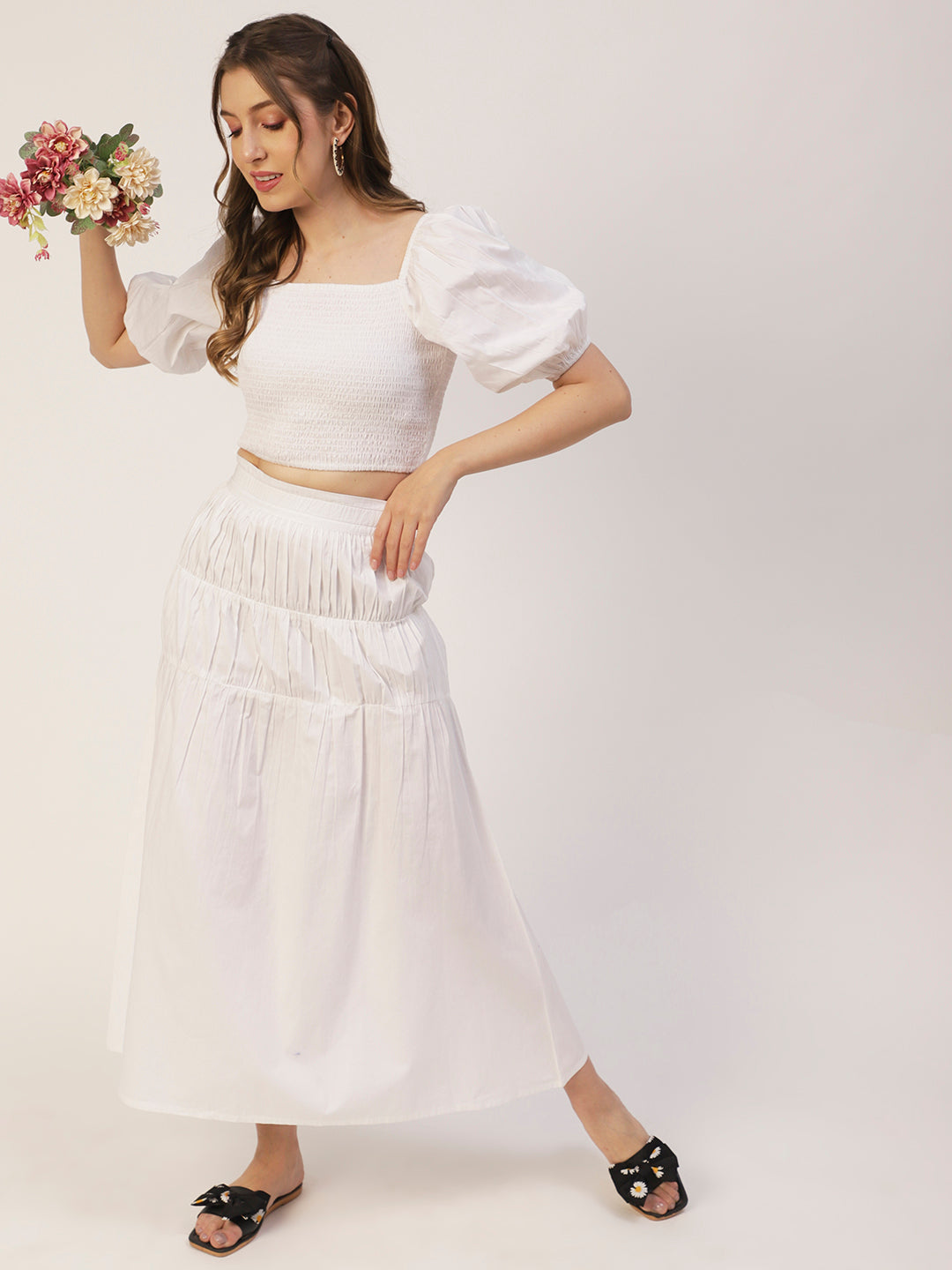 Summer 2 Pcs Skirt Top Set