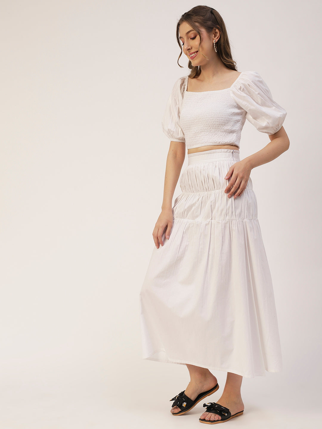 Summer 2 Pcs Skirt Top Set