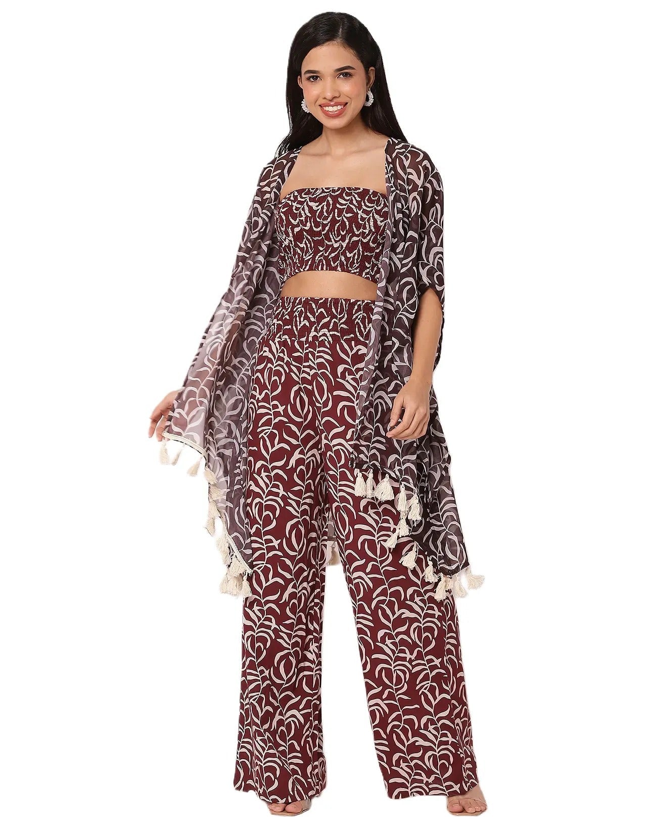 3-Piece Coord Set Women's Beachwear Outfit