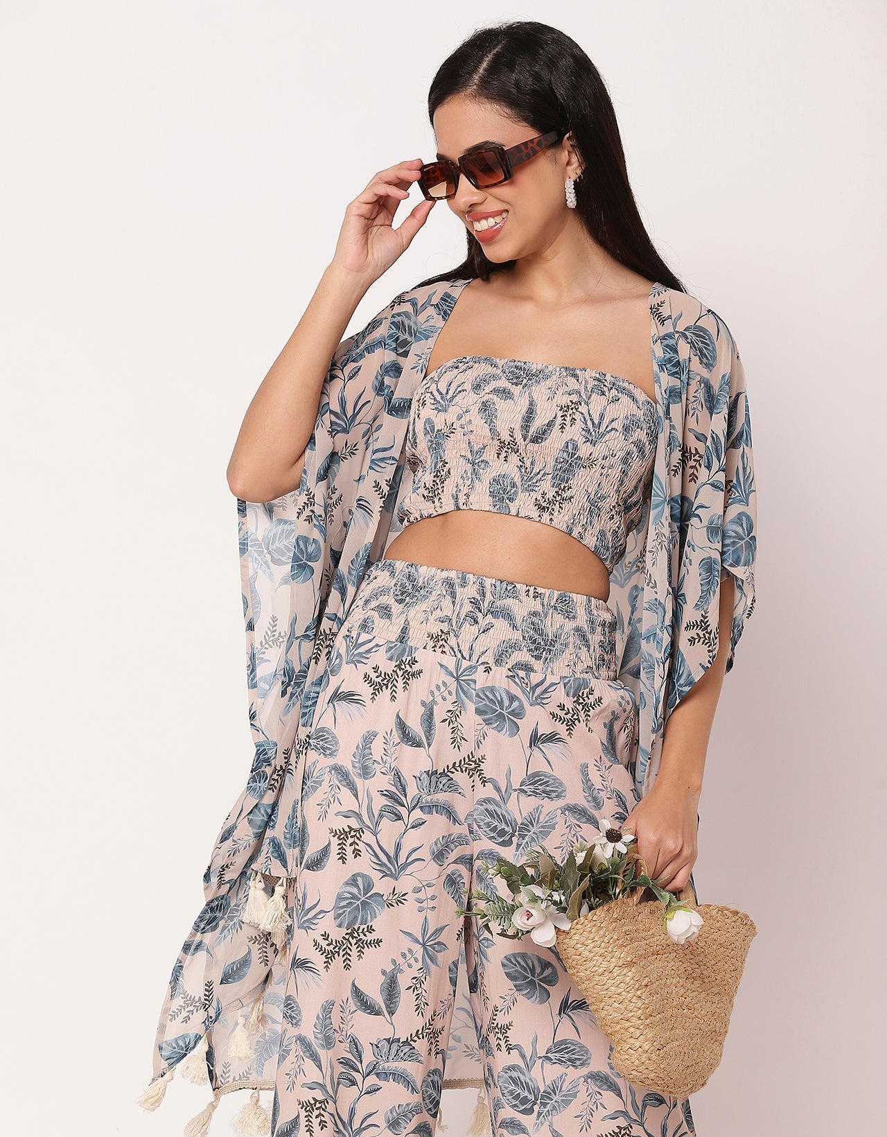 3-Piece Coord Set Women's Beachwear Outfit