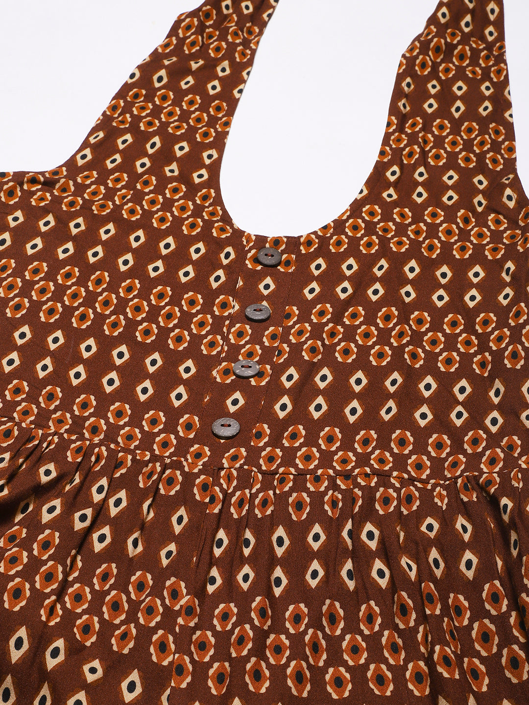 Printed Jumpsuit, Halter Neck