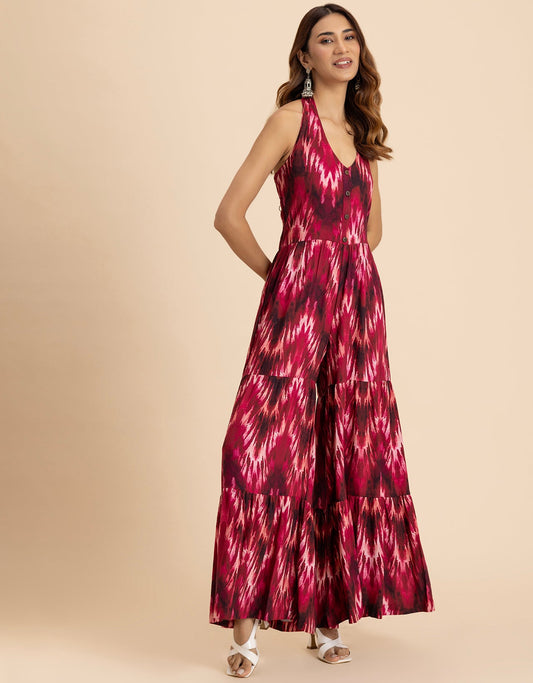 Printed Summer Jumpsuit For Women