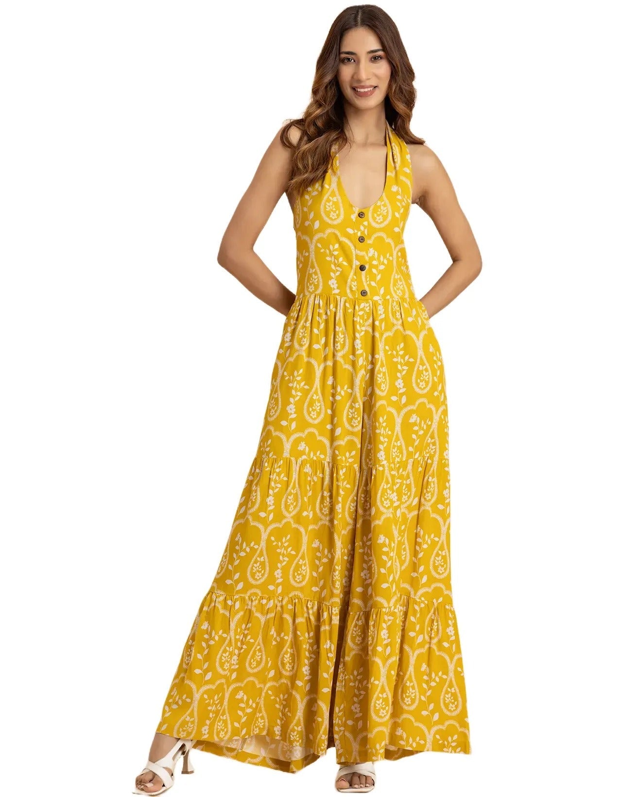 Printed Summer Jumpsuit For Women