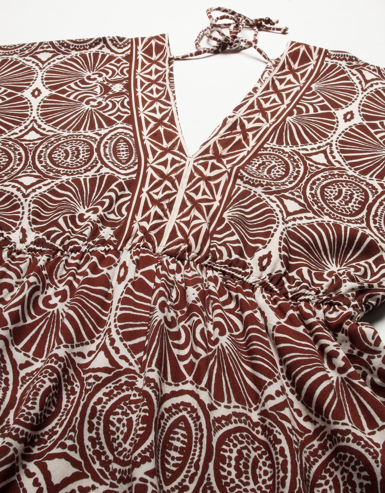 Printed Jumpsuit, V-Neck