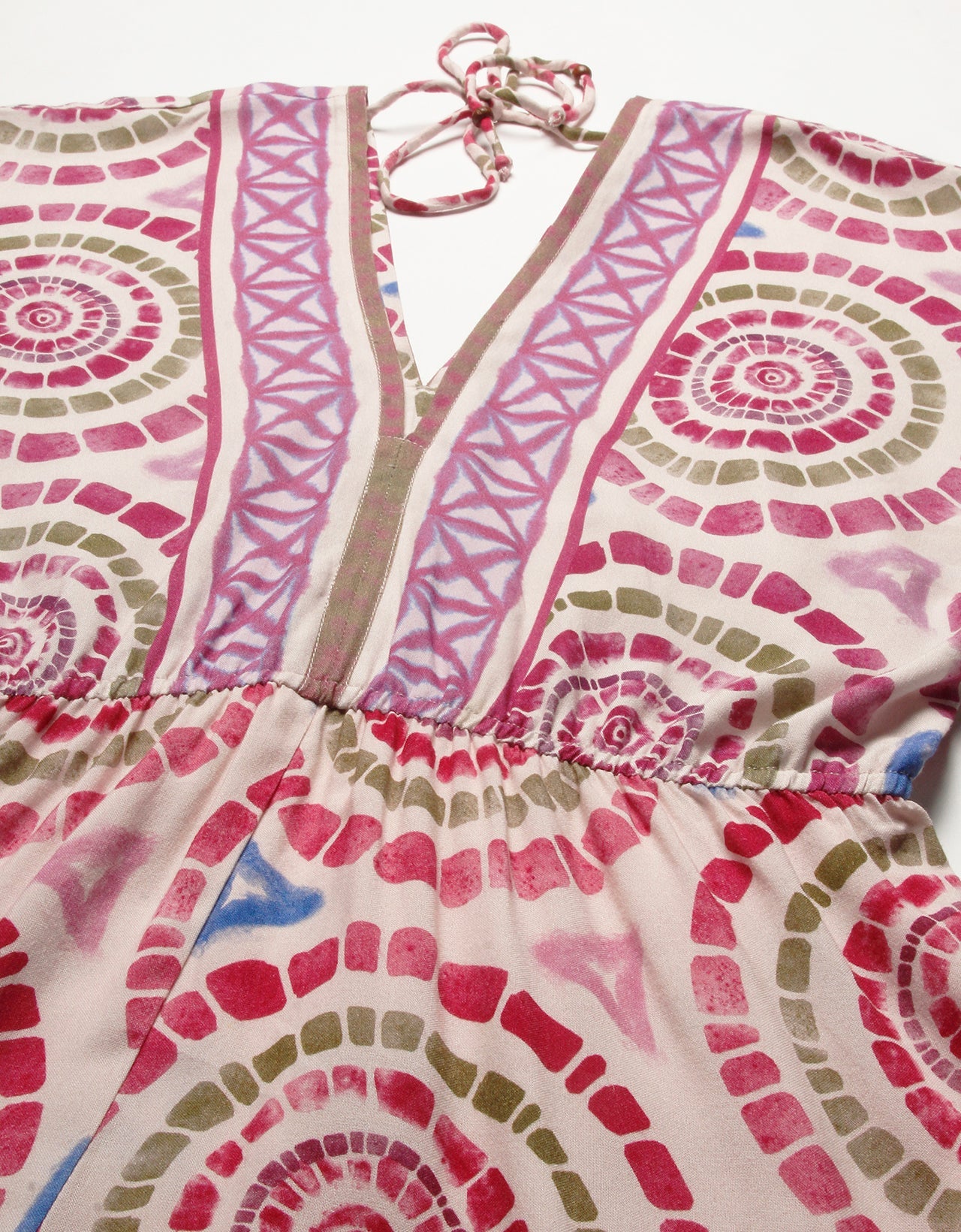 Printed Jumpsuit, V-Neck