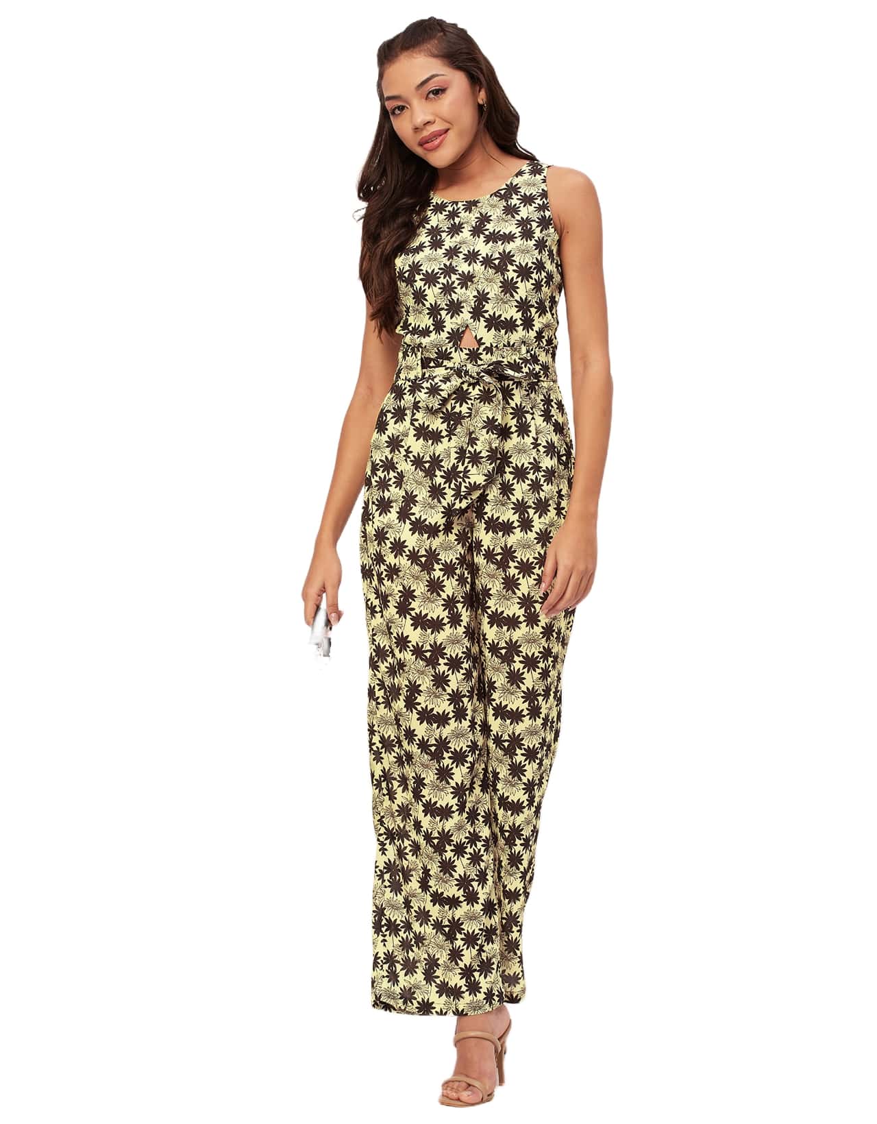 Printed Jumpsuits, Sleeveless