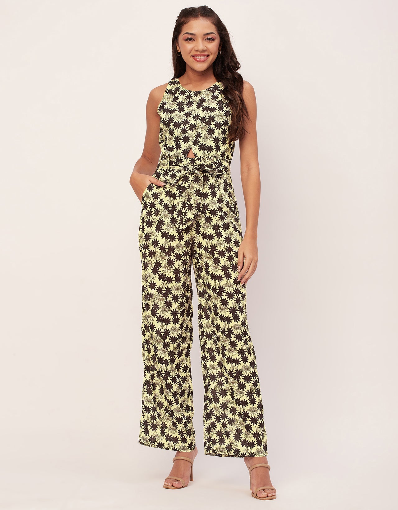 Printed Jumpsuits, Sleeveless