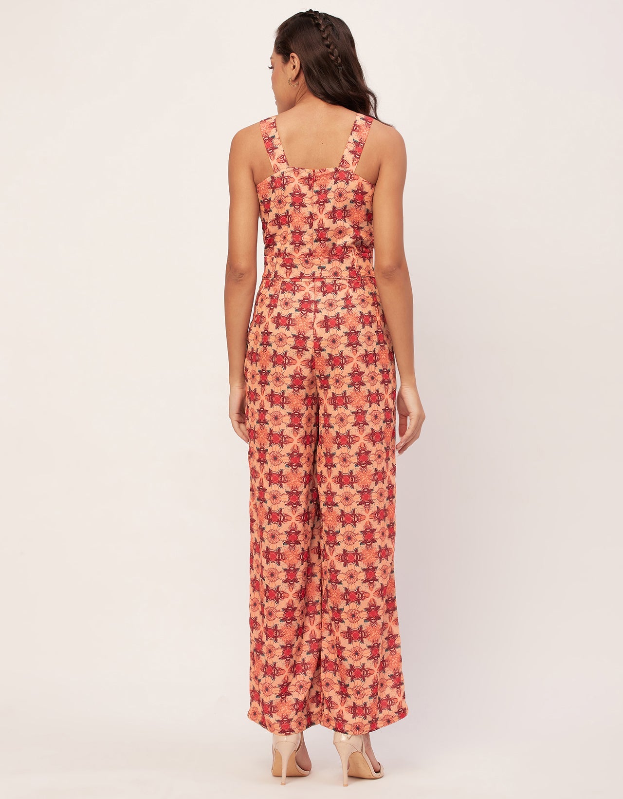 Printed Jumpsuits, Sleeveless