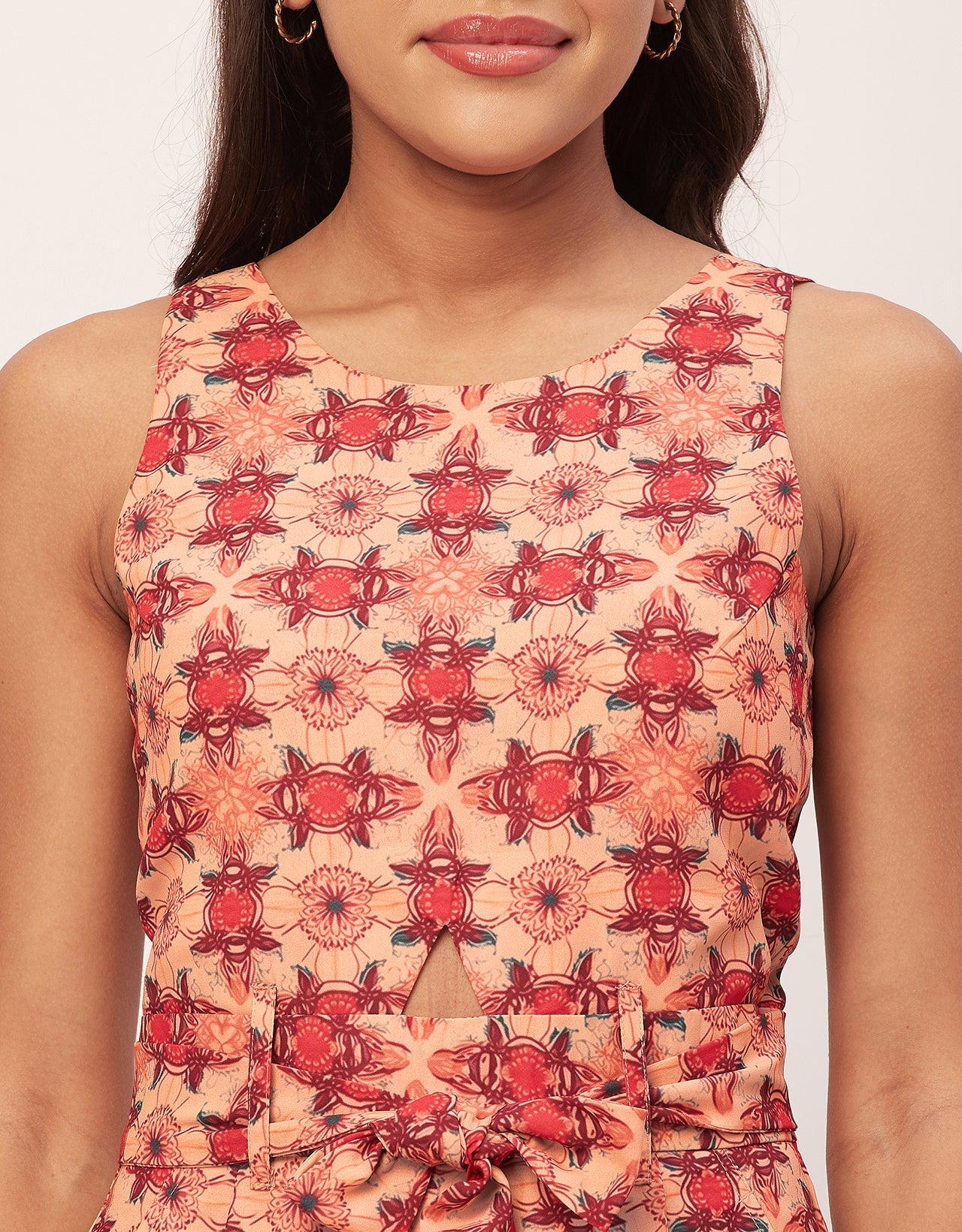Printed Jumpsuits, Sleeveless