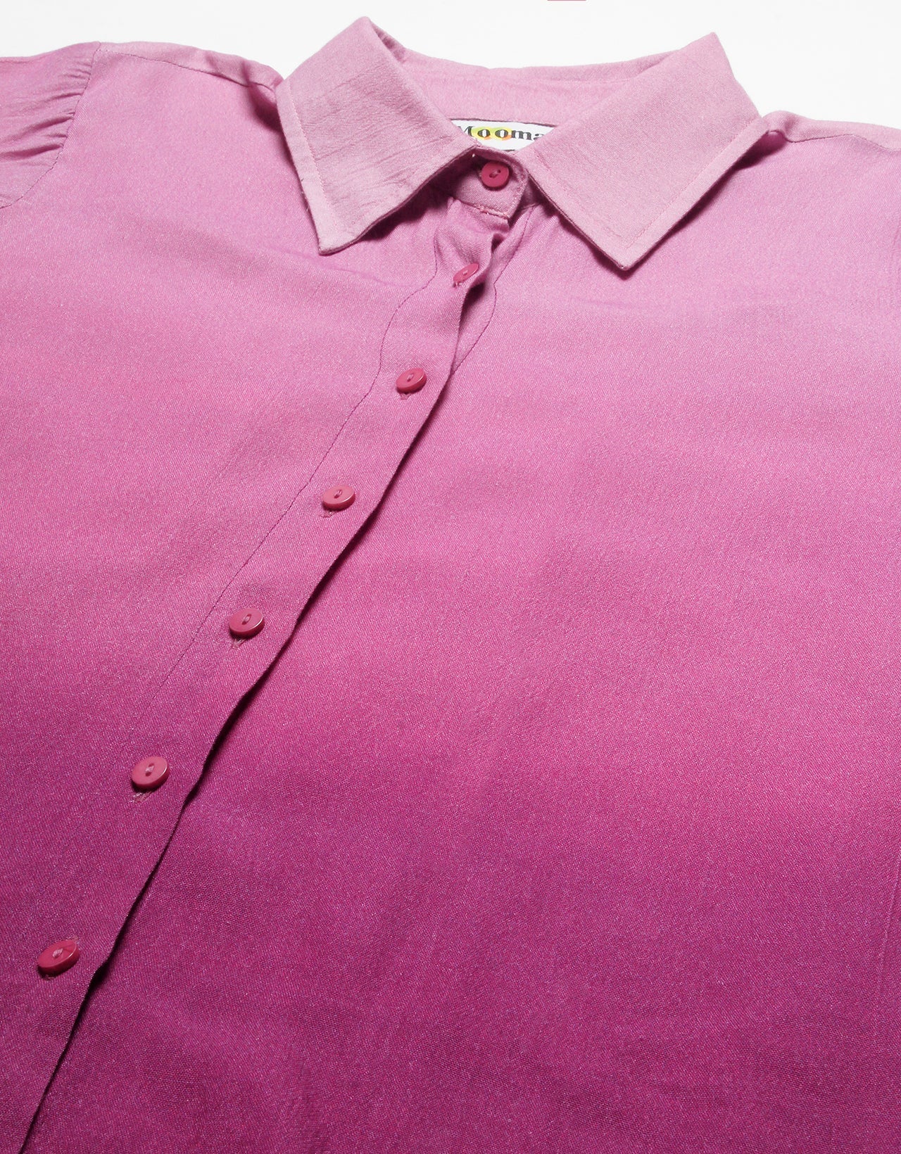 Ombre Printed Shirt, Long Sleeve