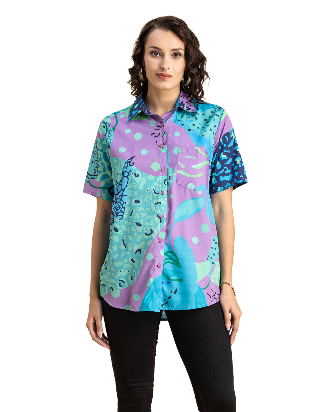Tropical Long Shirts, Short Sleeve