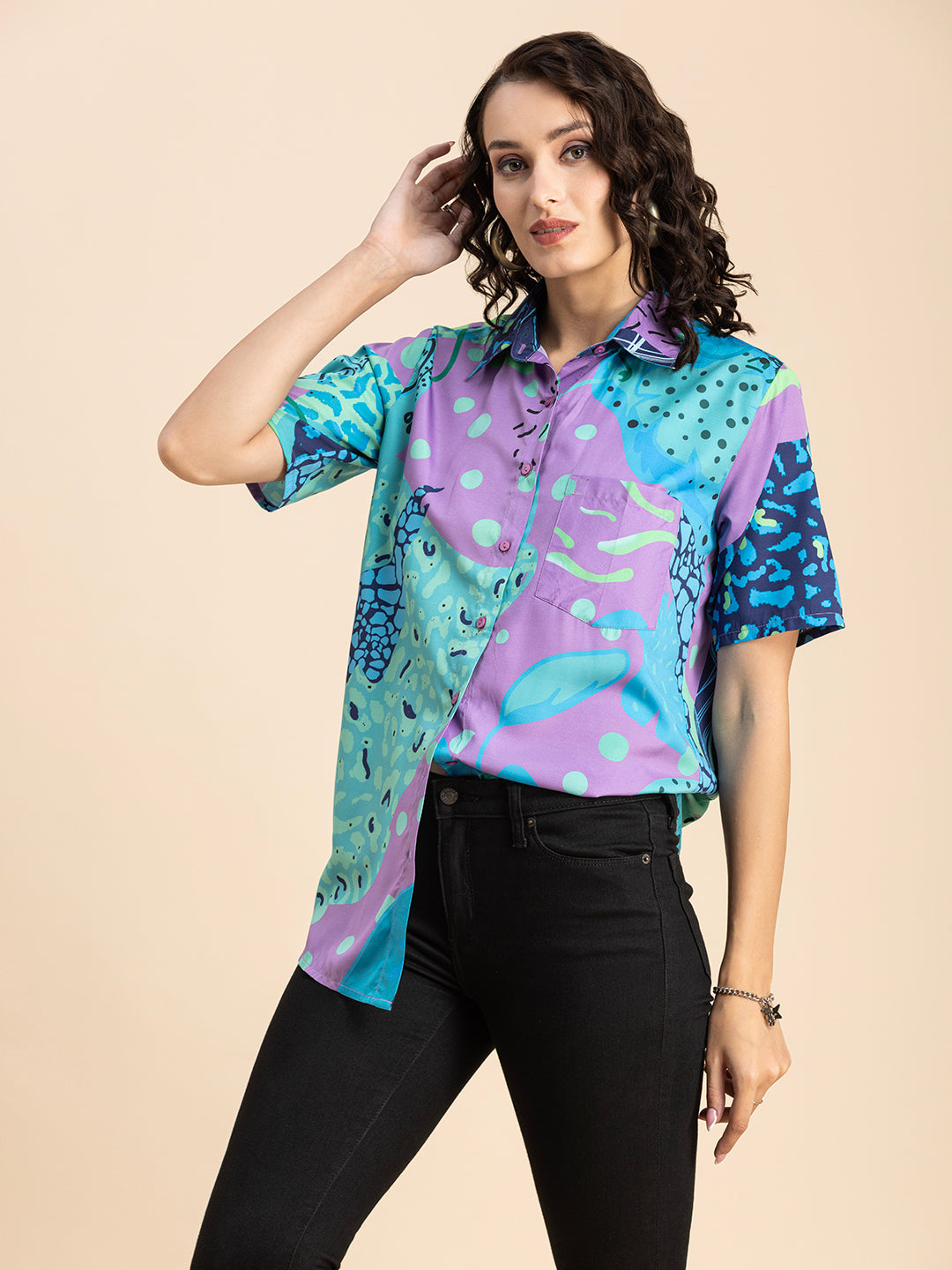 Tropical Long Shirts, Short Sleeve